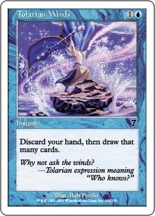 トレイリアの風/Tolarian Winds》[7ED] 青C | 日本最大級 MTG通販