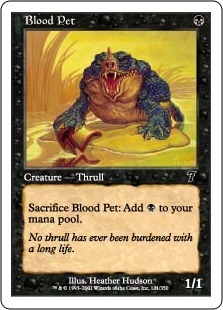 ブラッド・ペット/Blood Pet》[7ED] 黒C | 日本最大級 MTG通販サイト