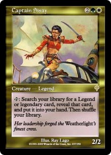Foil】《艦長シッセイ/Captain Sisay》[INV] 金R | 日本最大級 MTG通販