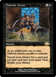 Foil】《悪魔の意図/Diabolic Intent》[PLS] 黒R | 日本最大級 MTG通販