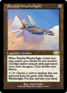 Foil】(絵違いVer.)《飛翔艦ウェザーライト/Skyship Weatherlight