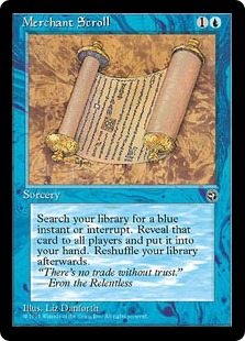 商人の巻物/Merchant Scroll》[HML] 青C | 日本最大級 MTG通販サイト