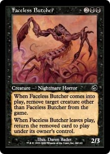 顔なしの解体者/Faceless Butcher》[TOR] 黒C | 日本最大級 MTG通販