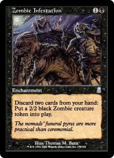 ゾンビの横行/Zombie Infestation》[M12] 黒U | 日本最大級 MTG通販