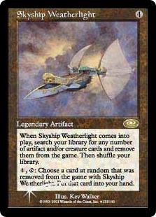 Foil】(絵違いVer.)《飛翔艦ウェザーライト/Skyship Weatherlight