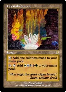 Foil】《水晶の採石場/Crystal Quarry》[ODY] 土地R | 日本最大級 MTG
