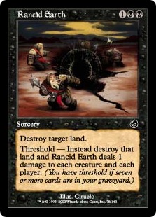 Foil】《腐臭の地/Rancid Earth》[TOR] 黒C | 日本最大級 MTG通販