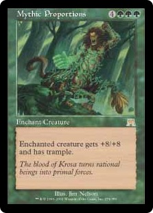 Foil】《神話的体形/Mythic Proportions》[ONS] 緑R | 日本最大級 MTG