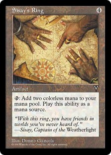 シッセイの指輪/Sisay's Ring》[VIS] 茶C | 日本最大級 MTG通販サイト
