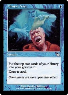 Foil】《留意/Mental Note》[JUD] 青C | 日本最大級 MTG通販サイト