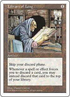 アルターネイト版】《レンの書庫/Library of Leng》[4ED] 茶U | 日本