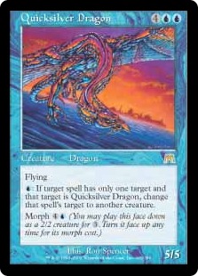 Foil】《水銀のドラゴン/Quicksilver Dragon》[ONS] 青R | 日本最大級