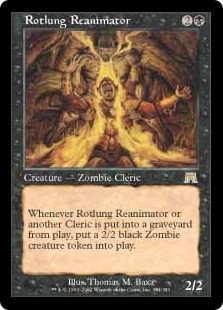 腐れ肺の再生術師/Rotlung Reanimator》[ONS] 黒R | 日本最大級 MTG
