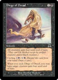 戦慄の葬送歌/Dirge of Dread》[ONS] 黒C | 日本最大級 MTG通販サイト