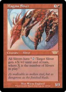 溶岩スリヴァー/Magma Sliver》[LGN] 赤R | 日本最大級 MTG通販サイト