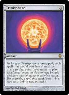 三なる宝球/Trinisphere》[DST] 茶R | 日本最大級 MTG通販サイト