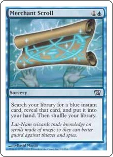 商人の巻物/Merchant Scroll》[8ED] 青U | 日本最大級 MTG通販サイト