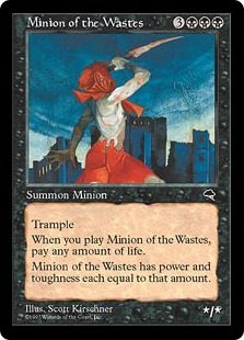 荒廃の下僕/Minion of the Wastes》[TMP] 黒R | 日本最大級 MTG通販