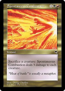 自然発火/Spontaneous Combustion》[CNS] 金U | 日本最大級 MTG通販
