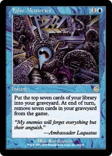 まやかしの記憶/False Memories》[TOR] 青R | 日本最大級 MTG通販