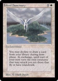 孤島の聖域/Island Sanctuary》[LEB] 白R | 日本最大級 MTG通販サイト