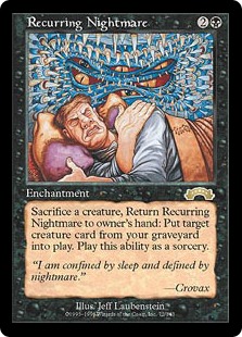 繰り返す悪夢/Recurring Nightmare》[EXO] 黒R | 日本最大級 MTG通販
