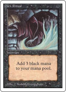 買取：《暗黒の儀式/Dark Ritual》[2ED] 黒C | 日本最大級 MTG通販