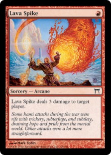 溶岩の撃ち込み/Lava Spike》[CHK] 赤C | 日本最大級 MTG通販サイト