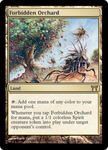 禁忌の果樹園/Forbidden Orchard》[CHK] 土地R | 日本最大級 MTG通販