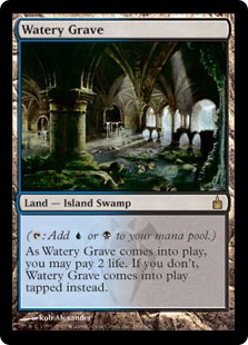 291)《湿った墓/Watery Grave》[RVR] 土地R | 日本最大級 MTG通販