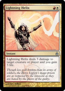 稲妻のらせん/Lightning Helix》[RAV] 金U | 日本最大級 MTG通販サイト