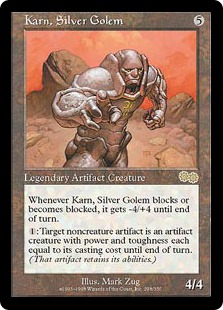 銀のゴーレム、カーン/Karn, Silver Golem》[USG] 茶R | 日本最大級