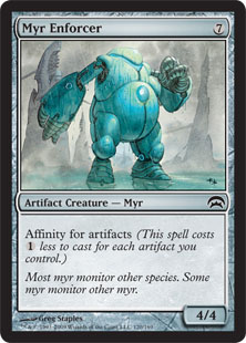 マイアの処罰者/Myr Enforcer》[MRD] 茶C | 日本最大級 MTG通販サイト