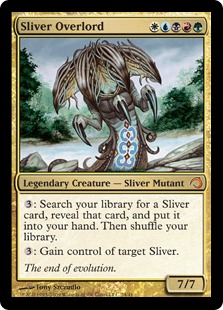 Foil】(010)《スリヴァーの首領/Sliver Overlord》[SLD] 金R | 日本
