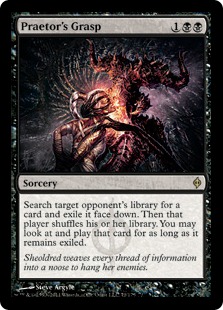 Foil】《法務官の掌握/Praetor's Grasp》[NPH] 黒R | 日本最大級 MTG