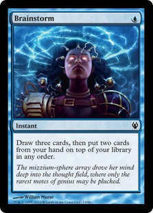 Foil】《渦まく知識/Brainstorm》[MMQ] 青C | 日本最大級 MTG通販