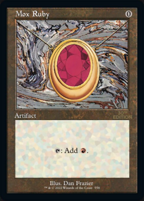 □旧枠□《Mox Ruby》[30A] 茶R | 日本最大級 MTG通販サイト「晴れる屋」