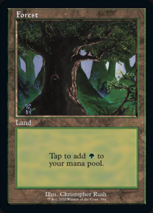 買取：(594)□旧枠□《森/Forest》[30A] 土地 | 日本最大級 MTG通販