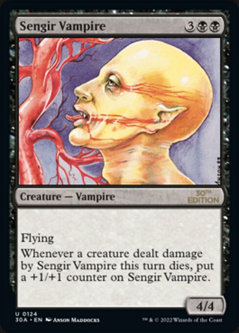 □旧枠□《センギアの吸血鬼/Sengir Vampire》[30A] 黒U | 日本最大級