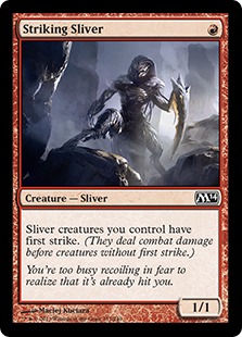 先制スリヴァー/Striking Sliver》[M14] 赤C | 日本最大級 MTG通販