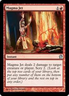マグマの噴流/Magma Jet》[THS] 赤U | 日本最大級 MTG通販サイト
