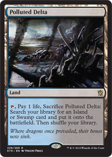 汚染された三角州/Polluted Delta》[KTK] 土地R | 日本最大級 MTG通販
