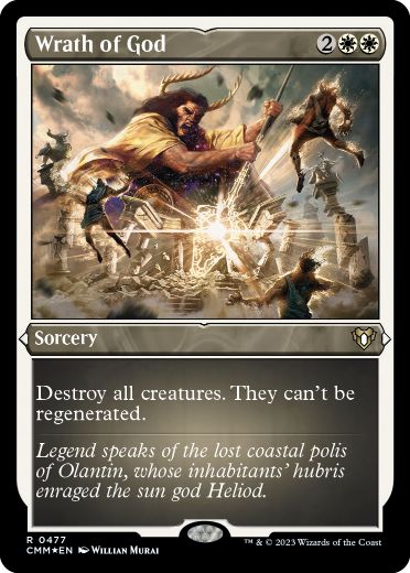 Foil】(383)《神の怒り/Wrath of God》(BOXプロモ)[2XM-P] 白 | 日本