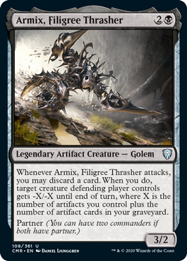 Foil】(108)《金線の打破者、アーミクス/Armix, Filigree Thrasher
