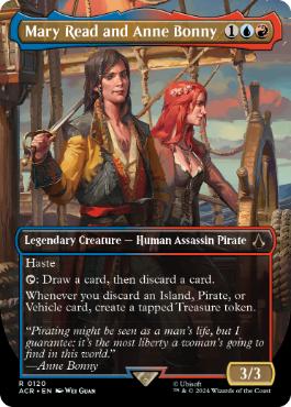 Foil】(120)□ボーダーレス□《メアリ・リードとアン・ボニー/Mary