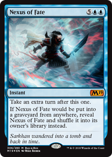 Foil】《運命のきずな/Nexus of Fate》(BOXプロモ)[M19-P] 青 | 日本