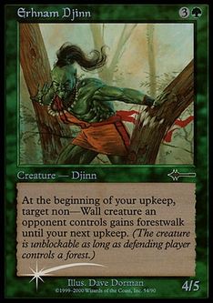 Foil】《アーナム・ジン/Erhnam Djinn》[BTD] 緑U | 日本最大級 MTG