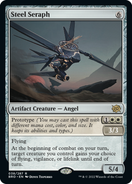 Foil】(038)《鋼の熾天使/Steel Seraph》[BRO] 茶R | 日本最大級 MTG