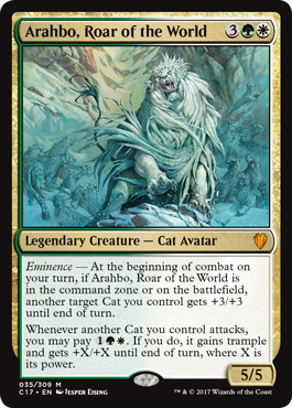 Foil】《世界の咆哮、アラーボ/Arahbo, Roar of the World》[C17] 金R