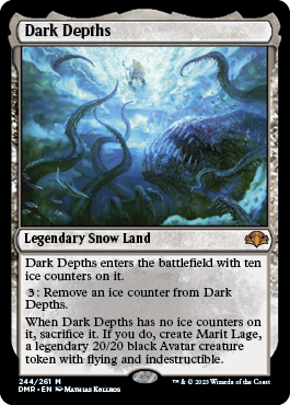 Foil】《暗黒の深部/Dark Depths》[UMA] 土地R | 日本最大級 MTG通販
